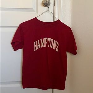 BRANDY MELVILLE red hampton’s tee shirt!